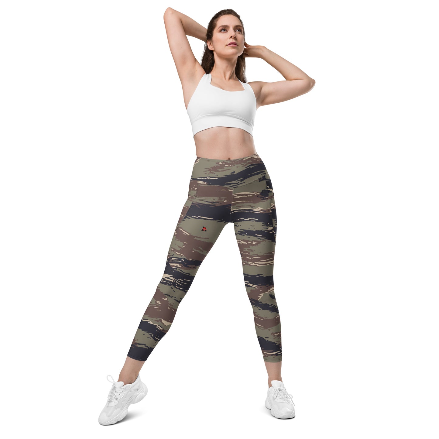 Tiger Stripe Leggings with pockets