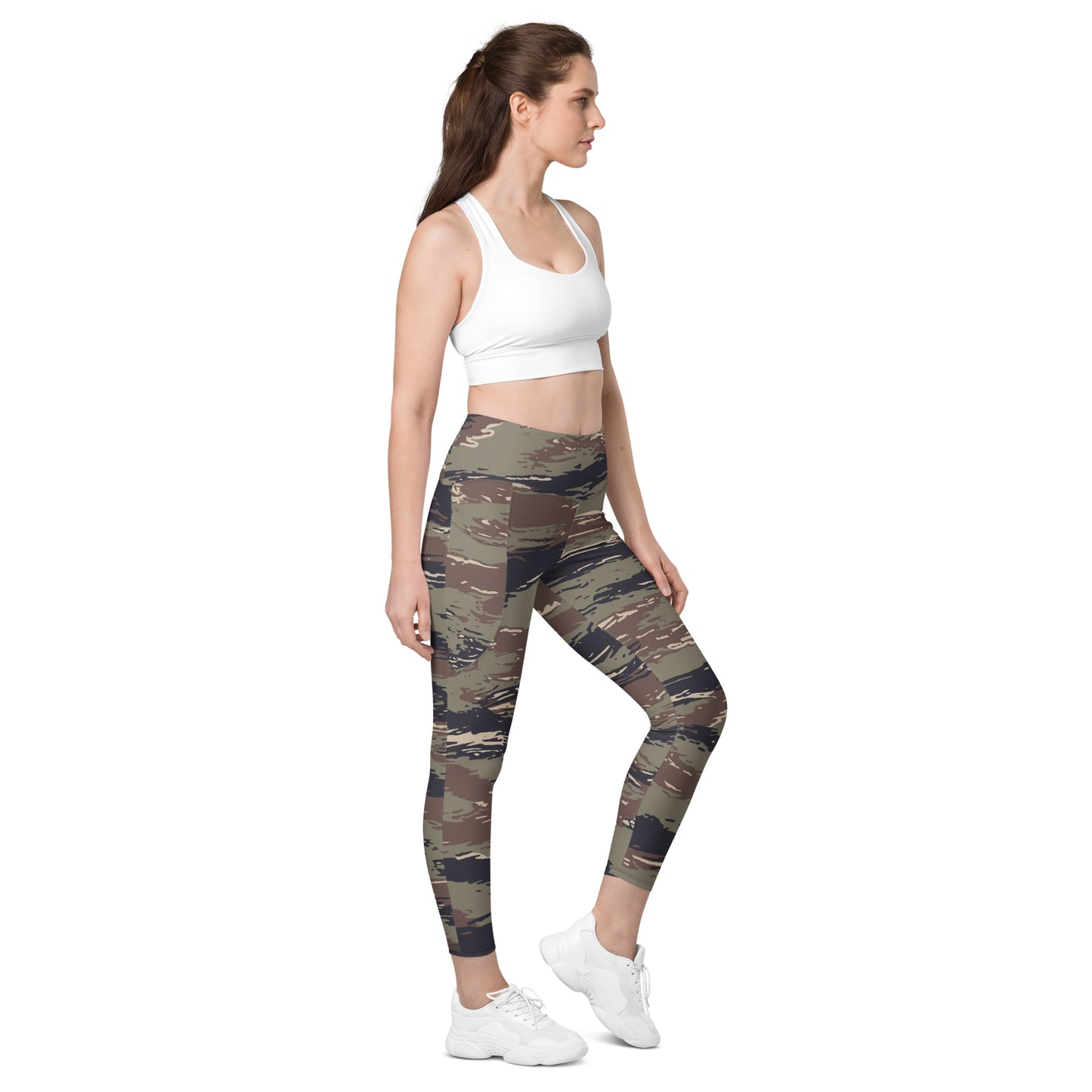 Tiger Stripe Leggings with pockets
